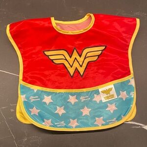 Bumkins Red and Blue Wonder Woman Bib